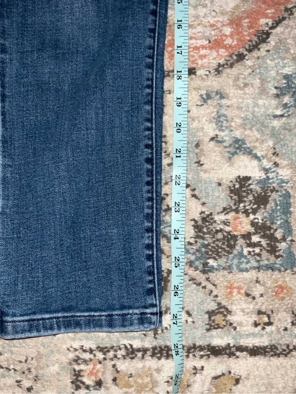 J. Jill Authentic fit slim ankle Jeans in Dark Blue Denim - Picture 6 of 11